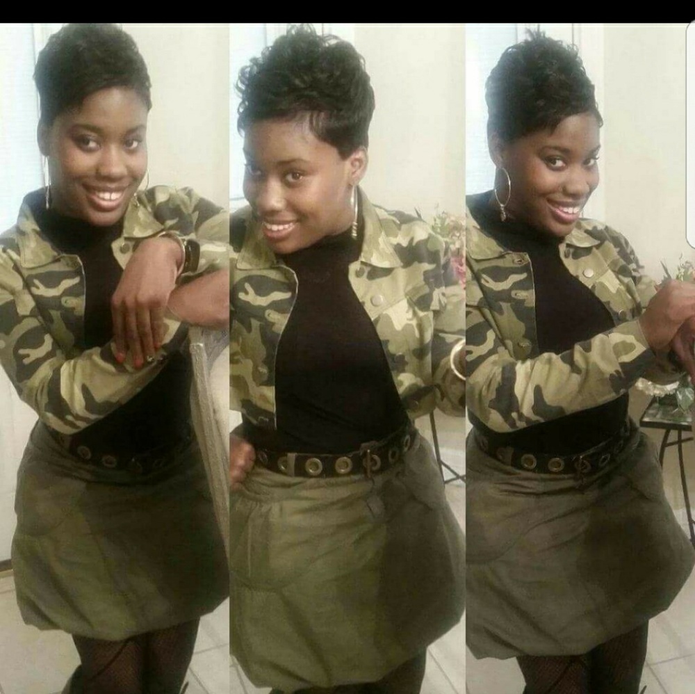 Army Green Balloon Skirt